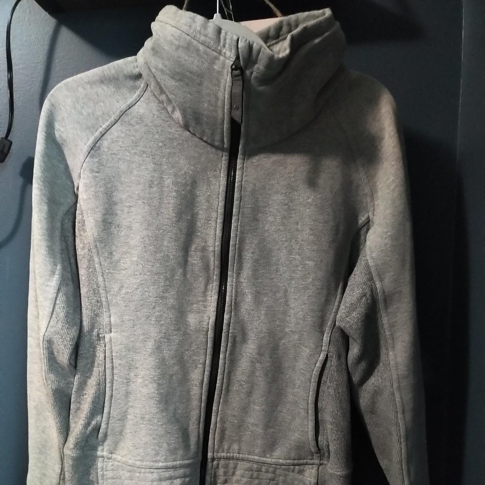 lululemon athletica Women's Heather Gray Full-Zip Jacket